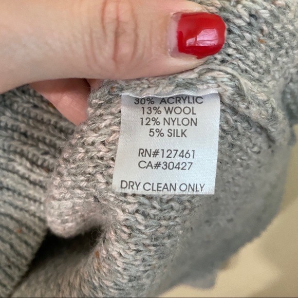 Wildfox Gray Knit Distressed Crewneck Sweater - Picture 4 of 5